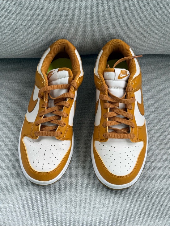 Nike Shoes - Nike Women’s Low Top Sneakers DUNKS — White & Mustard